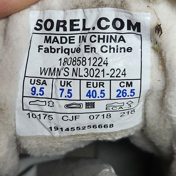 Sorel Women's Joan Of Arctic Wedge II Sherpa Camel Brown Boot Size 9.5 (EU 40.5) - Picture 3 of 13